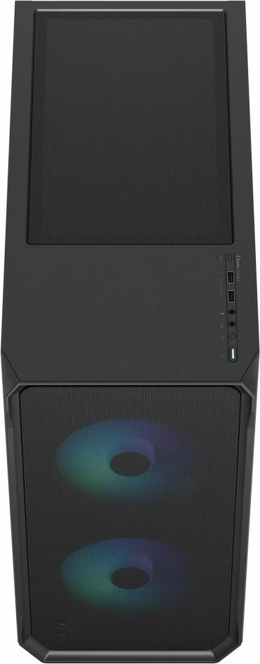 Računalniško ohišje Fractal Design Focus 2 RGB, Midi Tower, ATX, kaljeno steklo, črno