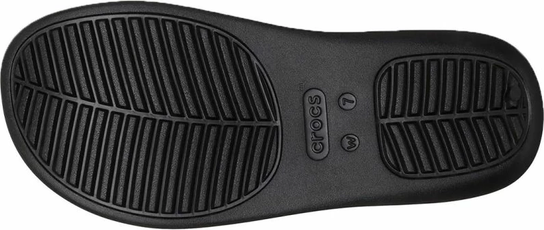 Platformne japonke Crocs, črne