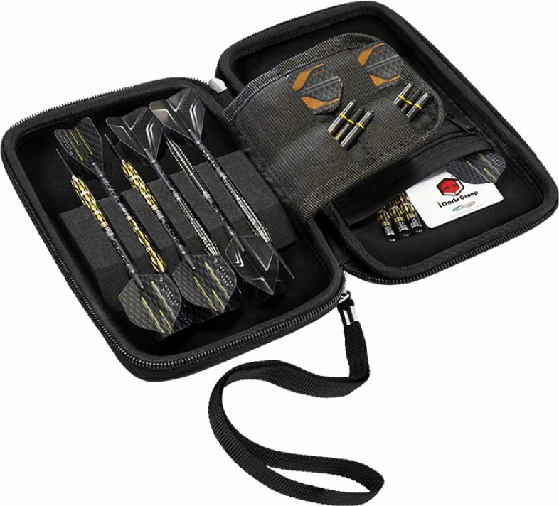 Pokrov za puščice Harrows Carbon St Pro 6, za moške in ženske, modro-črn