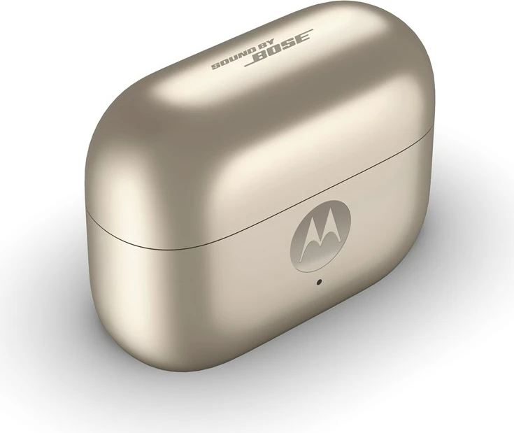 Brezžične slušalke z zanko za uho Motorola moto buds loop, bež