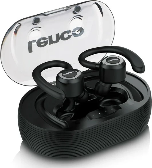 True Wireless športne slušalke, Lenco EPB-460BK, Bluetooth, mikrofon, 60 h, črne True Wireless športne slušalke, Lenco EPB-460BK, Bluetooth, mikrofon, 60 h, črne