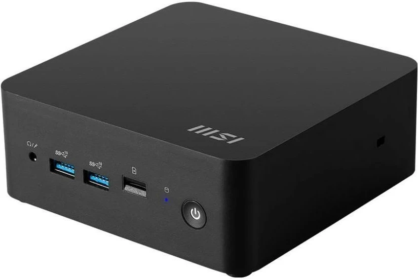 Mini računalnik MSI Cubi NUC 1MG-263EU, Intel Core i5 120U, 16 GB RAM, 512 GB SSD, Windows 11 Pro, Wi‑Fi/BT, Thunderbolt 4, črn
