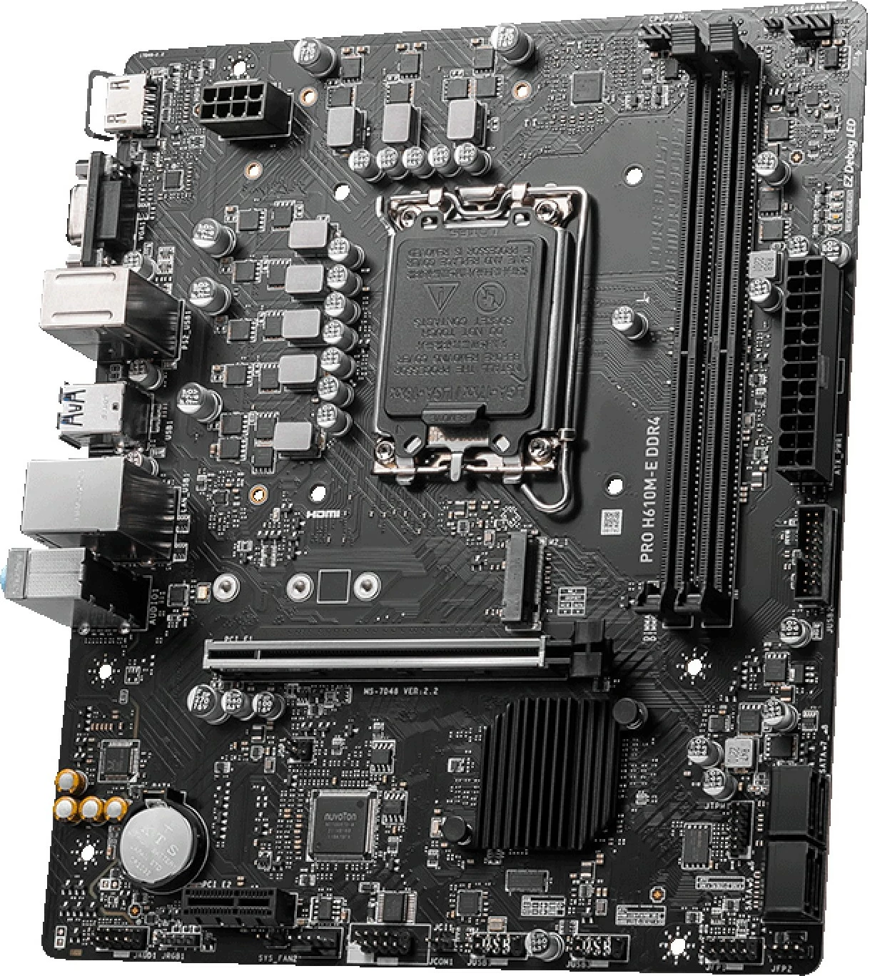 Matična plošča MSI PRO H610M-E DDR4, Intel, LGA 1700, 64 GB