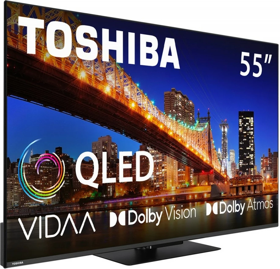 QLED televizor 55-palčni Toshiba 55QV3F63DG, Ultra HD/4K, VIDAA, Dolby Vision, Dolby Atmos