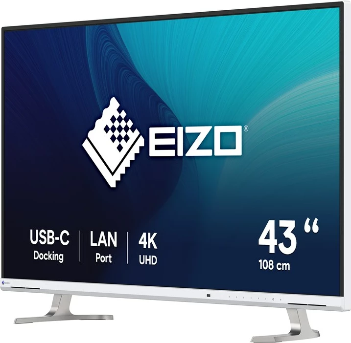 43" 4K Ultra HD IPS monitor, EIZO FlexScan EV4340X-WT, bel
