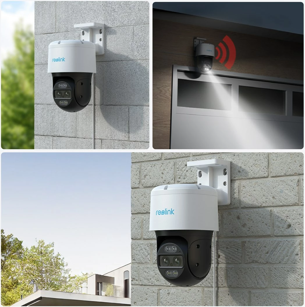 Kamera 4K, Dual View, PoE, Reolink TrackMix P760, bela