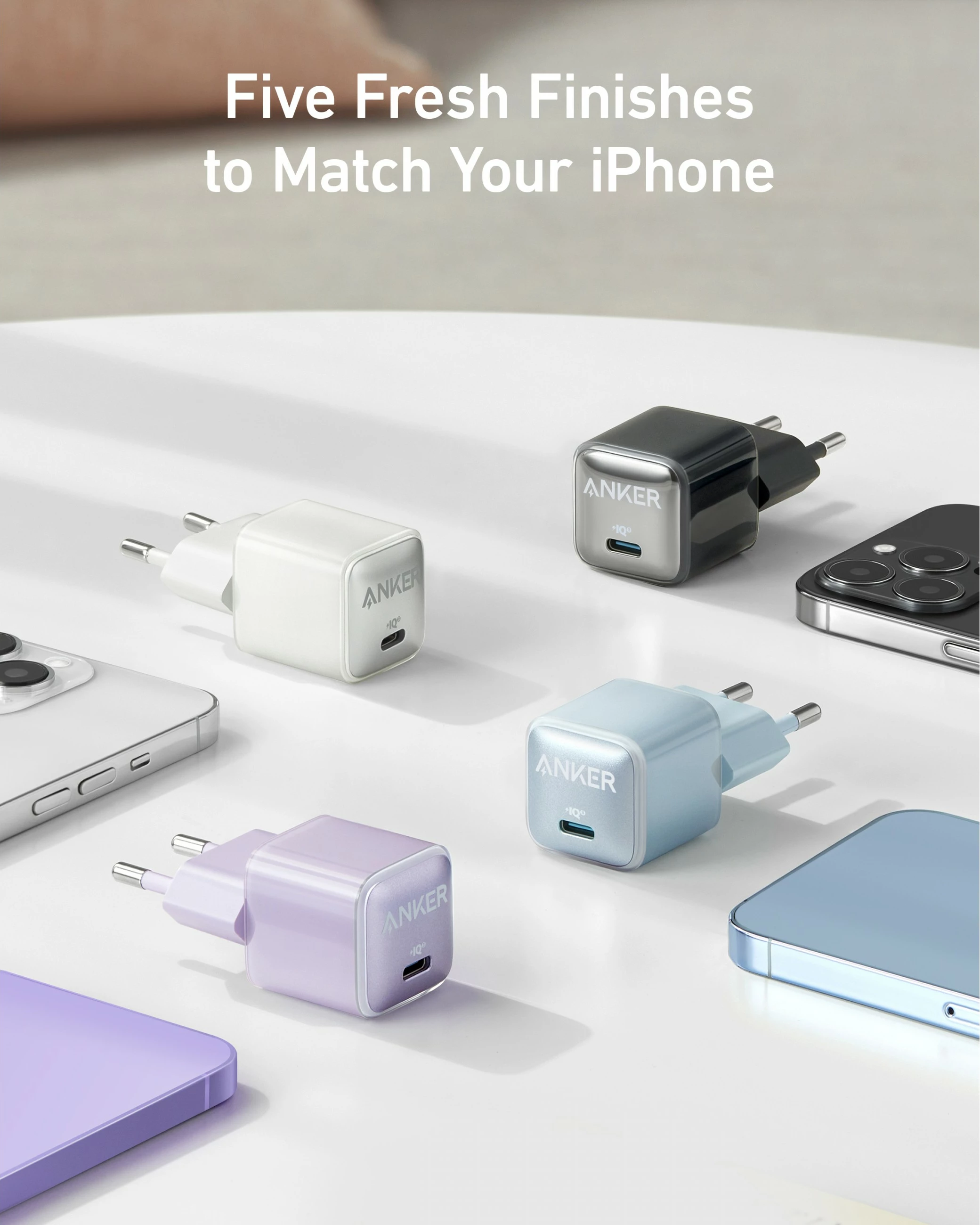 Polnilec 20 W Anker 511 Nano Pro, USB, bel