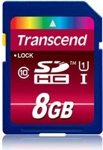 Kartica SDHC 8GB, Class 10, UHS-I, črna Transcend Kartica SDHC 8GB, Class 10, UHS-I, črna Transcend