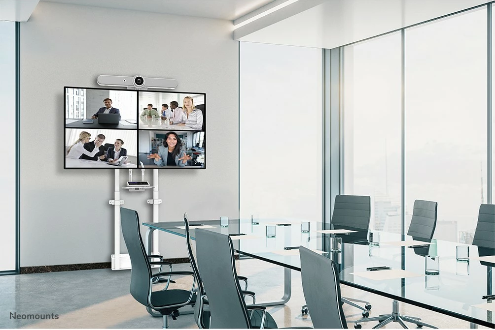 Motorni stenski nosilec za TV do 100'', Newstar WL55-875WH1, bel Motorni stenski nosilec za TV do 100'', Newstar WL55-875WH1, bel