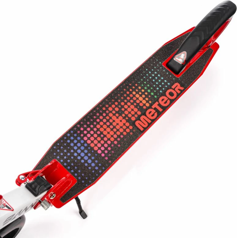 Urban skiro Meteor, za ženske in otroke, črn in rdeč