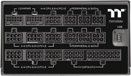 Napajalnik 1650 W Thermaltake Toughpower iRGB digital, modularen, Titanium, 14 cm, Gen5