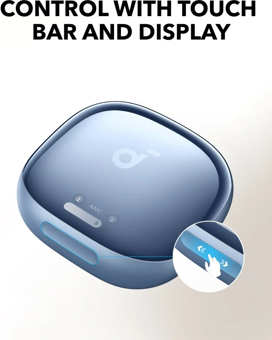 Brezžične slušalke Soundcore Liberty 4 PRO, Bluetooth, sijajno modra