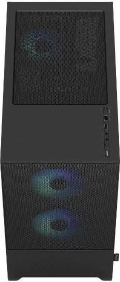 Računalniško ohišje Fractal Design Pop Mini Air RGB, Mini Tower, Micro ATX/Mini ITX, črno, kaljeno steklo