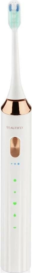Sončna zobna ščetka Beautifly White Smile, 5 načinov čiščenja, IPX7, bela