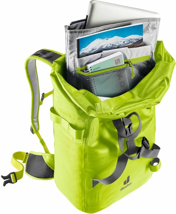 Prostorna nahrbtnik Deuter Amager 25+5, unisex, zelen