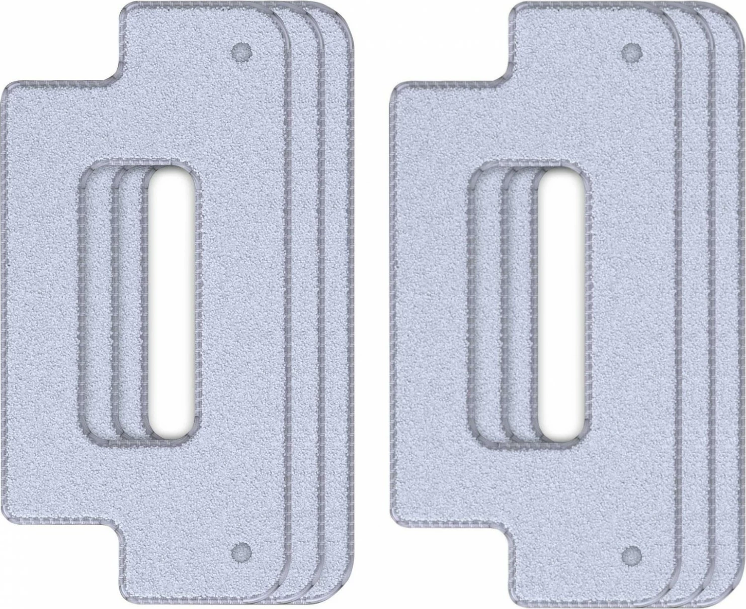 Lečke iz mikrovlaken za robot za čiščenje Hobot S6 PRO, komplet 6, modre