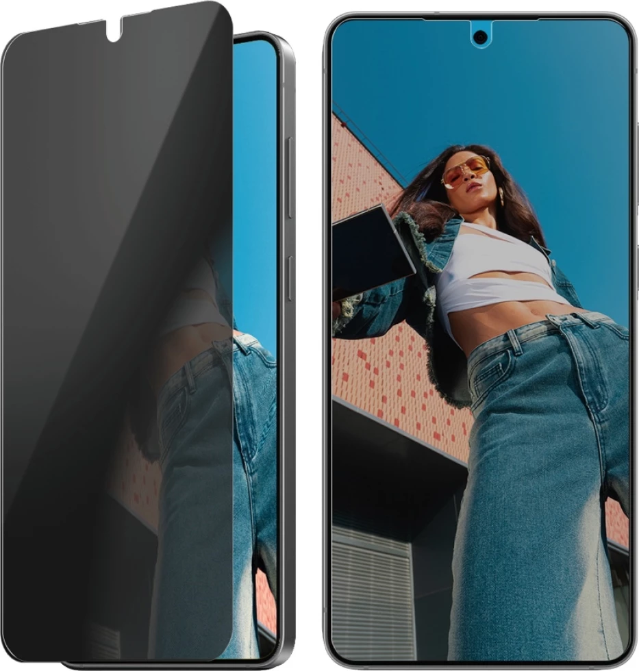 Zaščitno steklo Ultra-Wide Fit s filtrom zasebnosti, PanzerGlass za Samsung Galaxy S25 Edge, prosojno