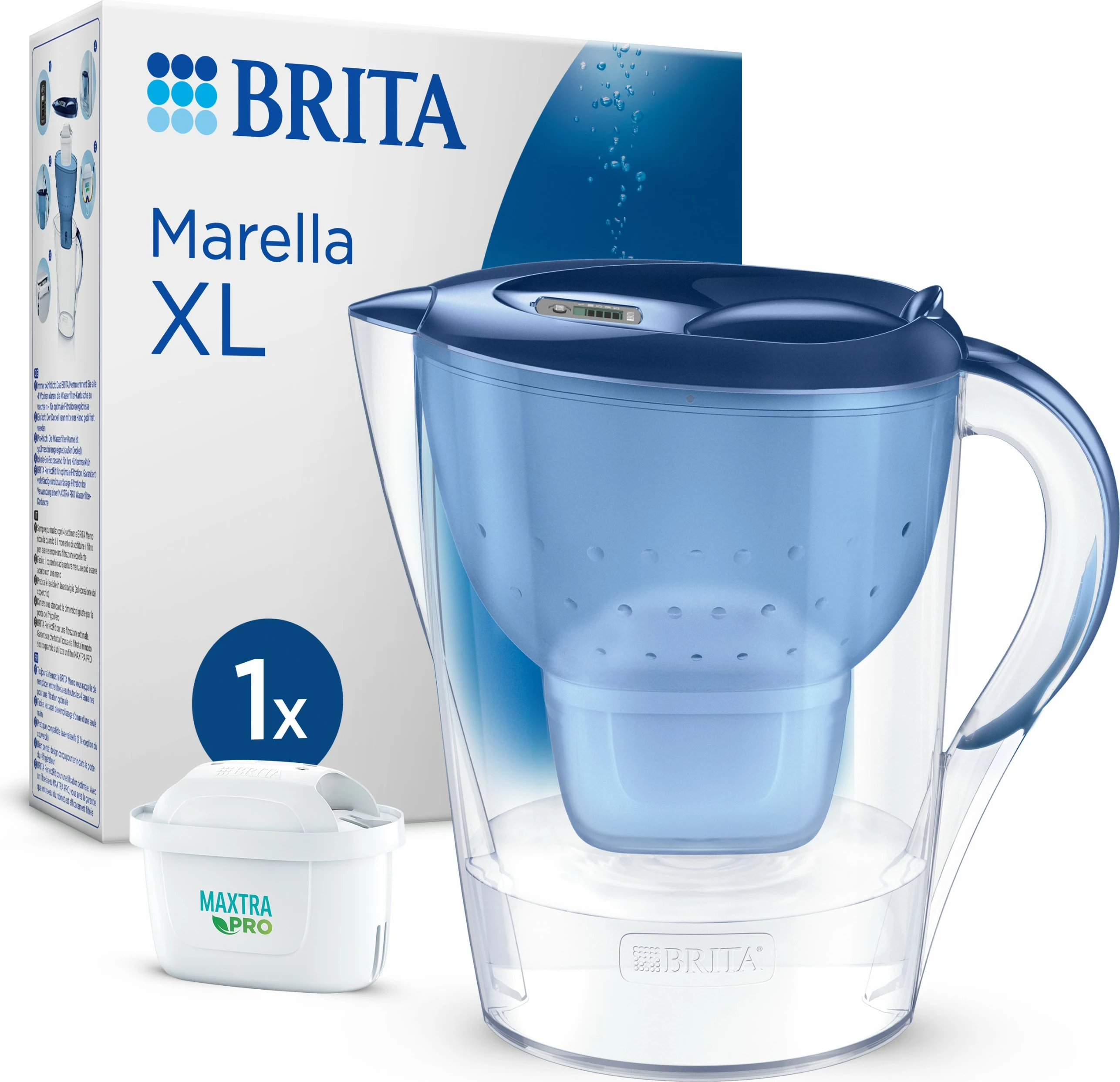 Filtrirnik vode Brita Marella XL, 3,5 L, moder