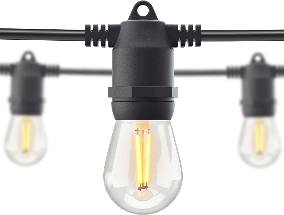 Zunanja pametna luč Hombli HBBS-0129, Wi-Fi, črna, topla svetloba 2700 K