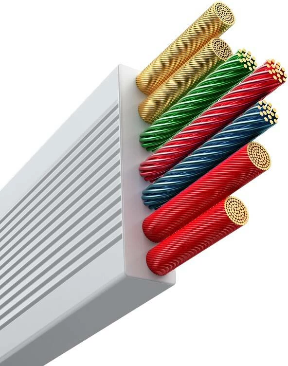 3-v-1 kabel za polnjenje Baseus Free2Draw, USB-C na USB-C/Lightning/micro, 100 W, 1,1 m, bel