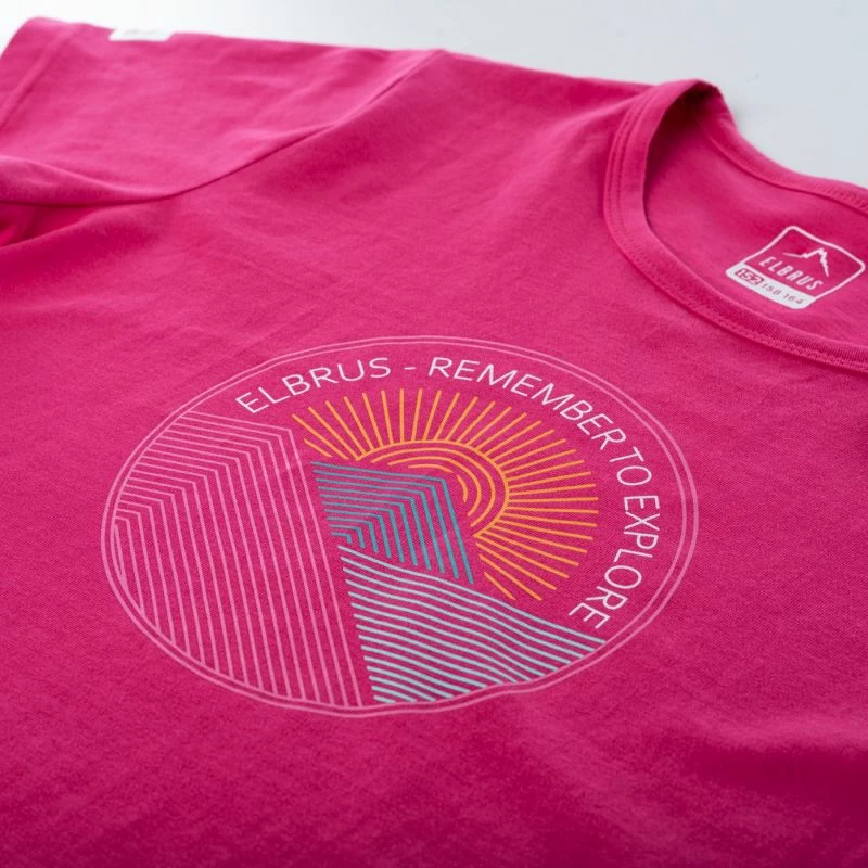 Majica Elbrus za ženske, rožnata