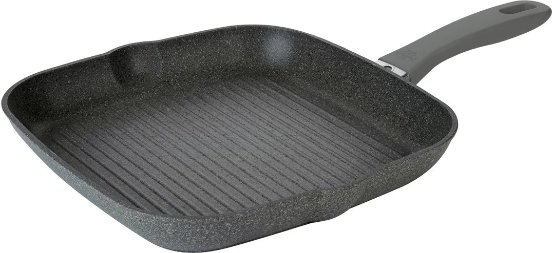 Grill ponev kvadratna, 28 cm, granit, siva BALLARINI 75002-941-0