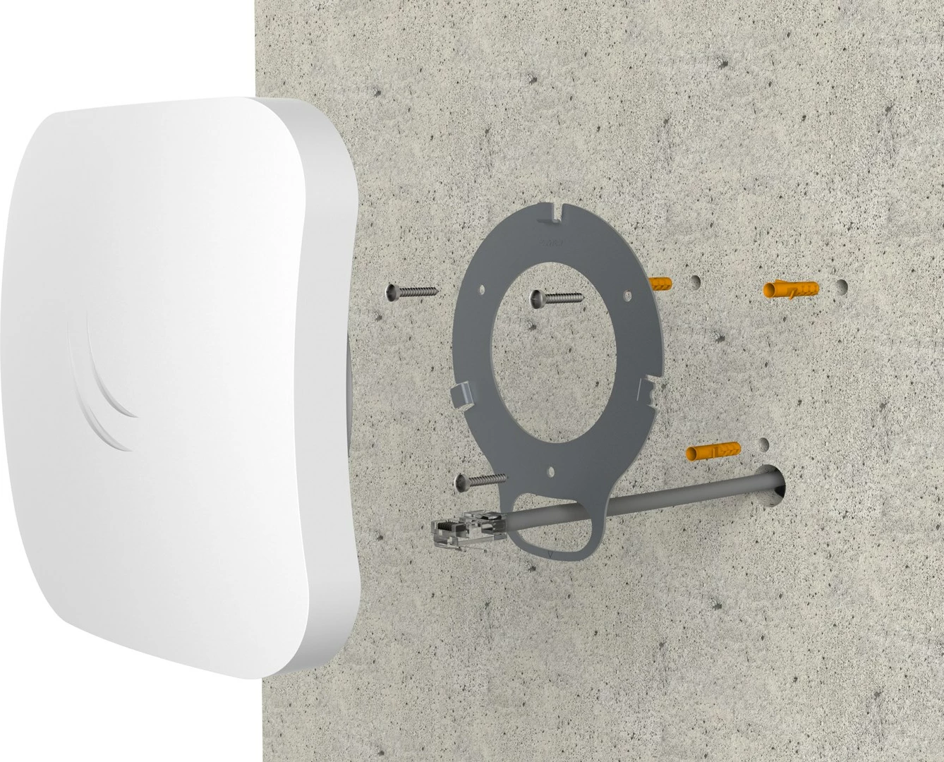 Brezžična dostopna točka cAP ac, MikroTik, 867 Mbit/s, bela, PoE