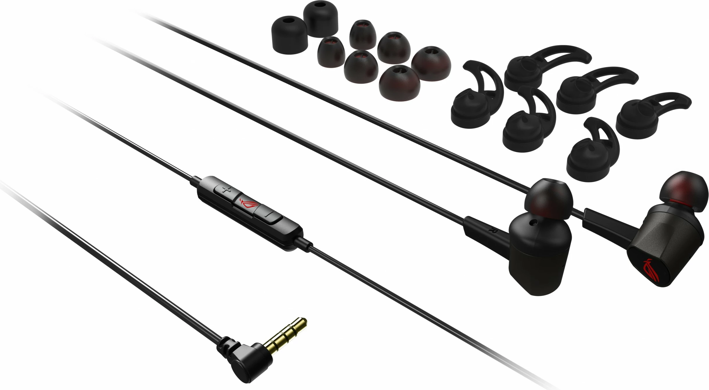 Gaming slušalke ROG Cetra Core II ASUS, in-ear, z žico, 3,5 mm, črne