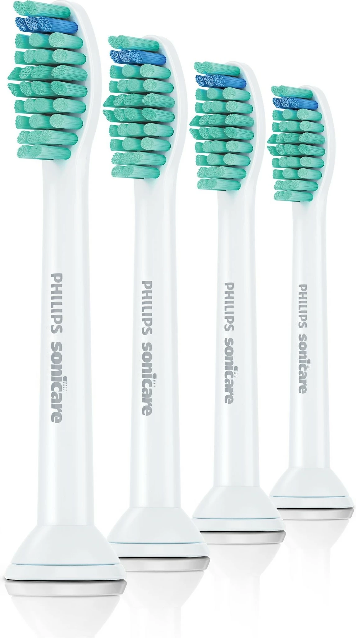 Zamenjalne ščetke za zobno ščetko Philips Sonicare ProResults HX6014/07, 4 kosi, srednje, brez BPA, bele Zamenjalne ščetke za zobno ščetko Philips Sonicare ProResults HX6014/07, 4 kosi, srednje, brez BPA, bele