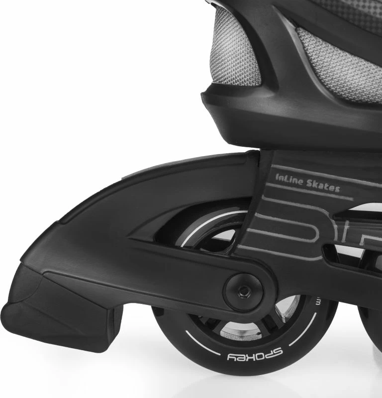 Rekreativni role za ženske in otroke Spokey Revo, črno-sive