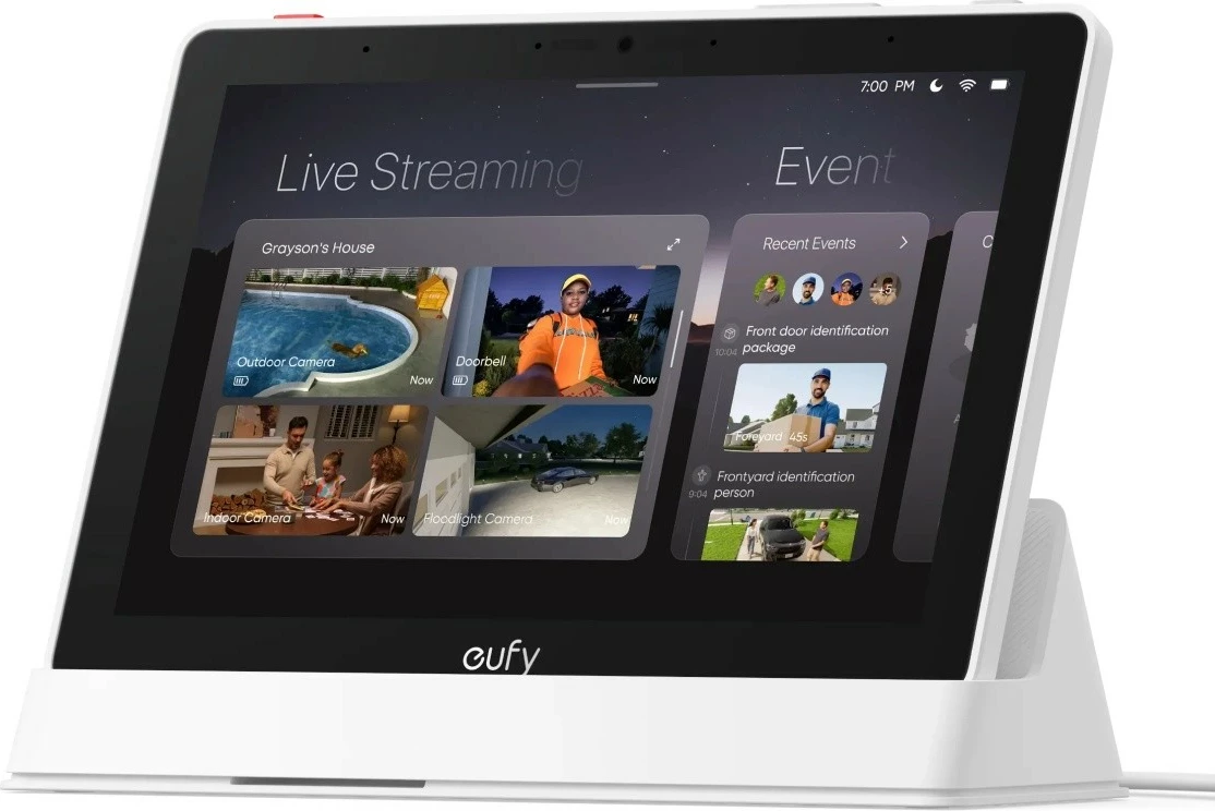 Pametni zaslon 8" 1280 × 800, baterija 4050 mAh, črn + bel Anker E10 (T87A03W1), microSD do 512 GB