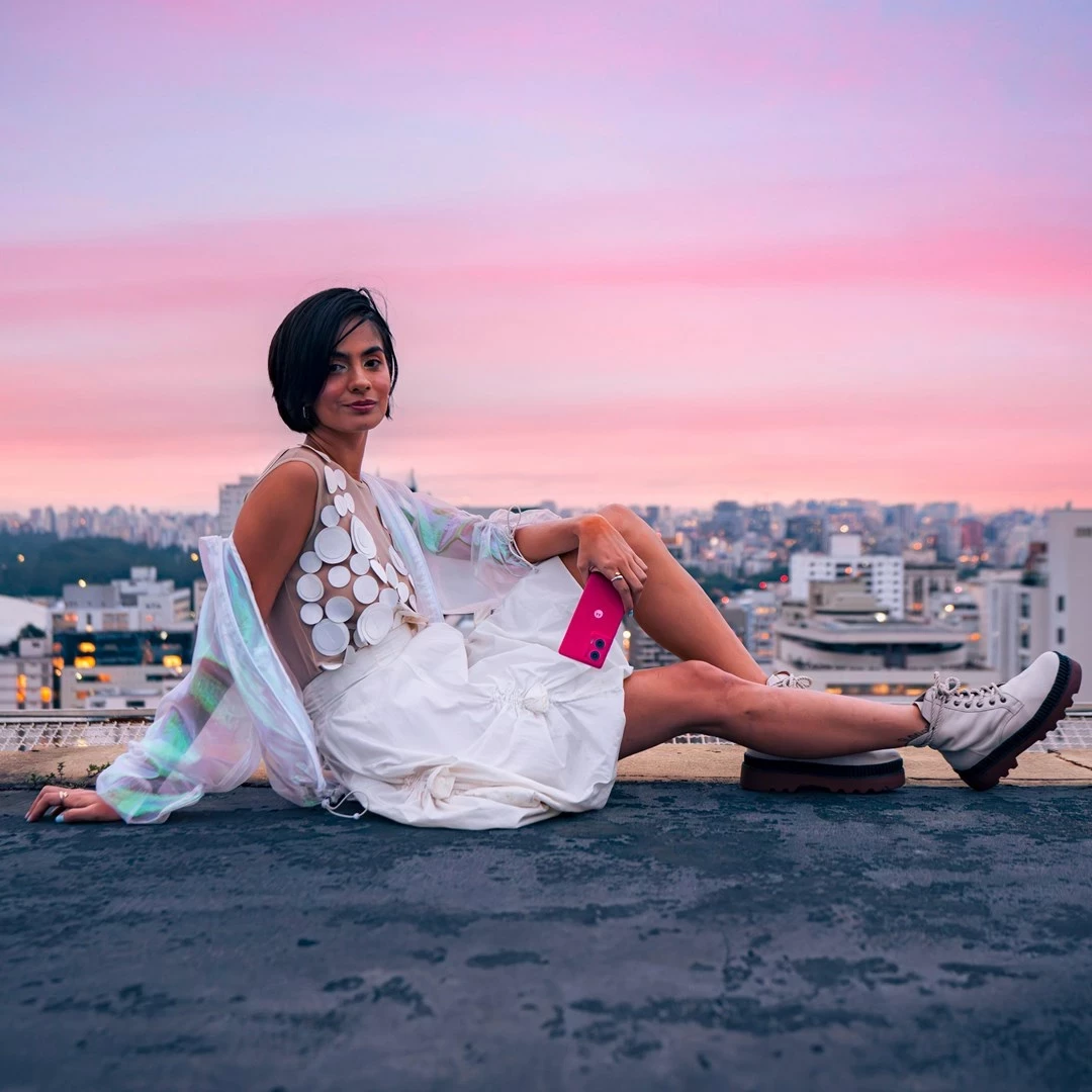 Pametni telefon Motorola edge 50 Fusion, 6,7", 8 GB RAM, 256 GB, 5000 mAh, roza