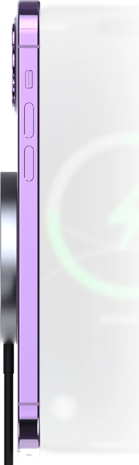 Brezžični polnilec MagSafe, 15W, USB-C PD, Dudao A12XS, črn