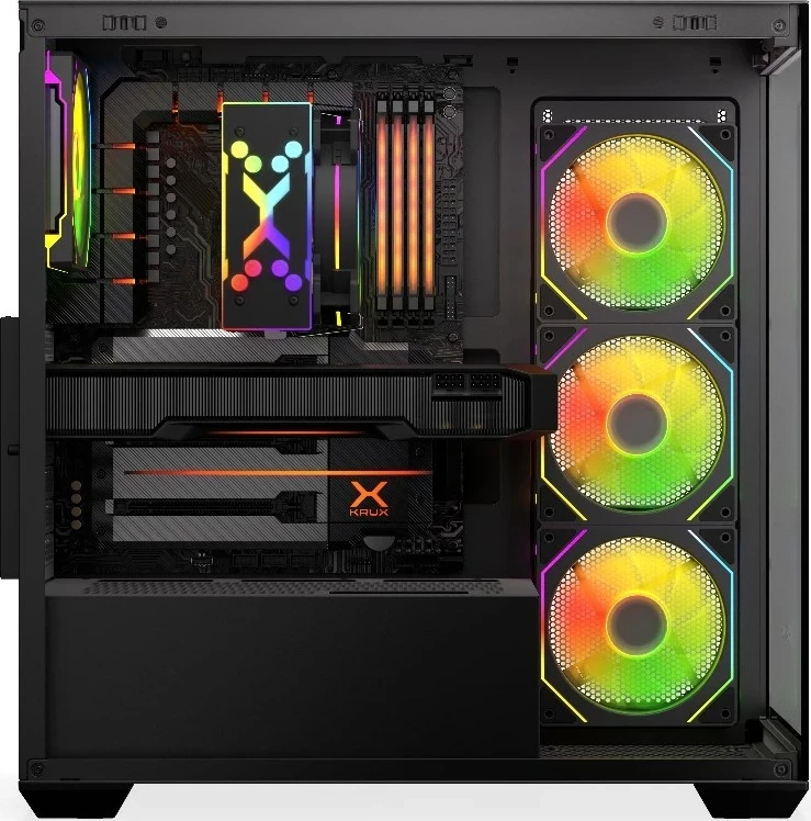 Računalniško ohišje KRUX EXO KRXD004, črno