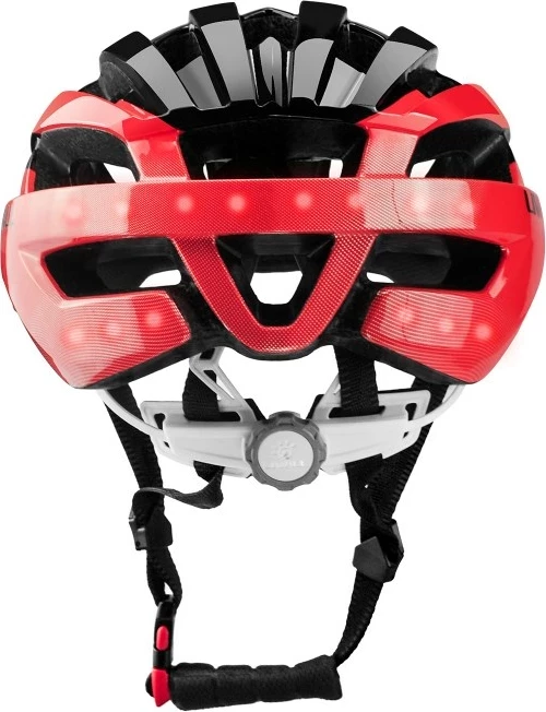 Pametna čelada za gorsko kolesarjenje Livall MT1 Neo Intercom/LED/SOS/BT, 58–62 cm, rdeča