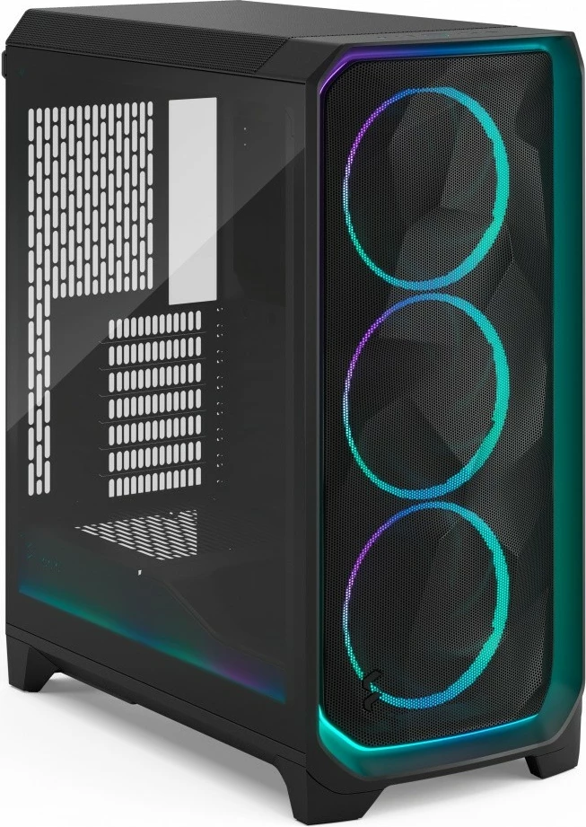 Računalniško ohišje Meshify 3 Ambience Pro RGB, Fractal Design, ATX, kaljeno steklo, črno