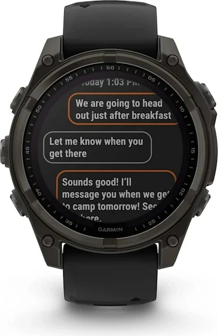 Pametna športna ura Garmin fenix 8, 51 mm, 32 GB, titan, črna