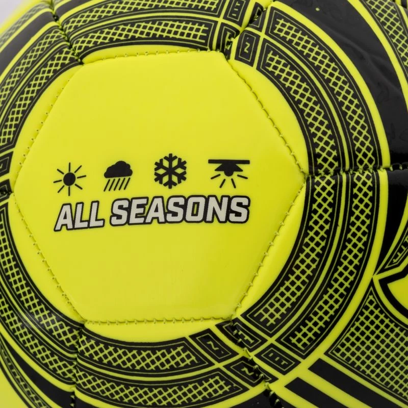 Nogometna žoga Huari Nahia, unisex, črno-rumena