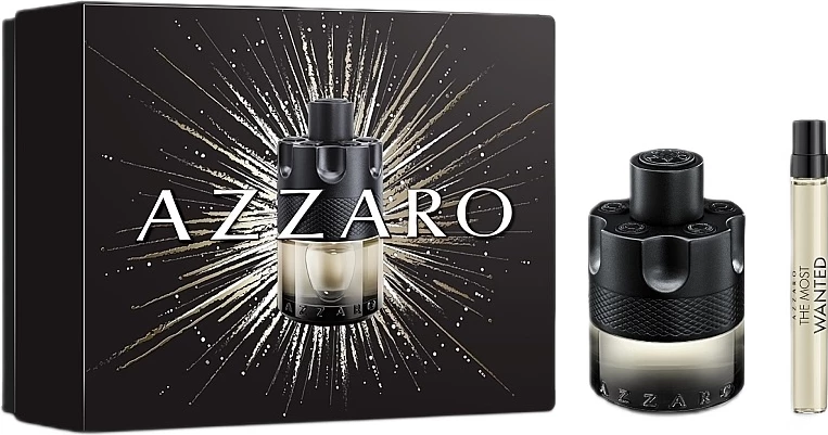 Set Eau de Toilette za moške, Azzaro The Most Wanted Intense, 50 ml + 10 ml