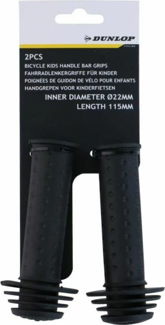 Dvojni otroški ročaji za krmilo Dunlop, črni