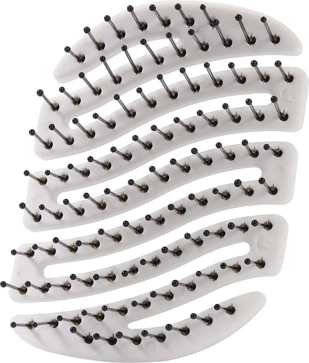 Kompaktna ženska krtača za lase Mila Pocket, Sister Young, bela, 1 kos