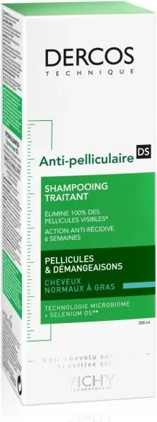Šampon proti prhljaju za mastne lase Vichy Dercos, 200 ml