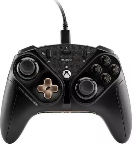 Gamepad z USB-C kablom 3 m, 16 gumbi, Hot-Swap modul, vibracije, za PC in Xbox — Thrustmaster eSwap X 2 Pro, črn