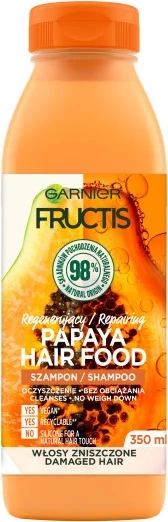 Regenerirajoči šampon za ženske Garnier Fructis Papaya Hair Food 350 ml