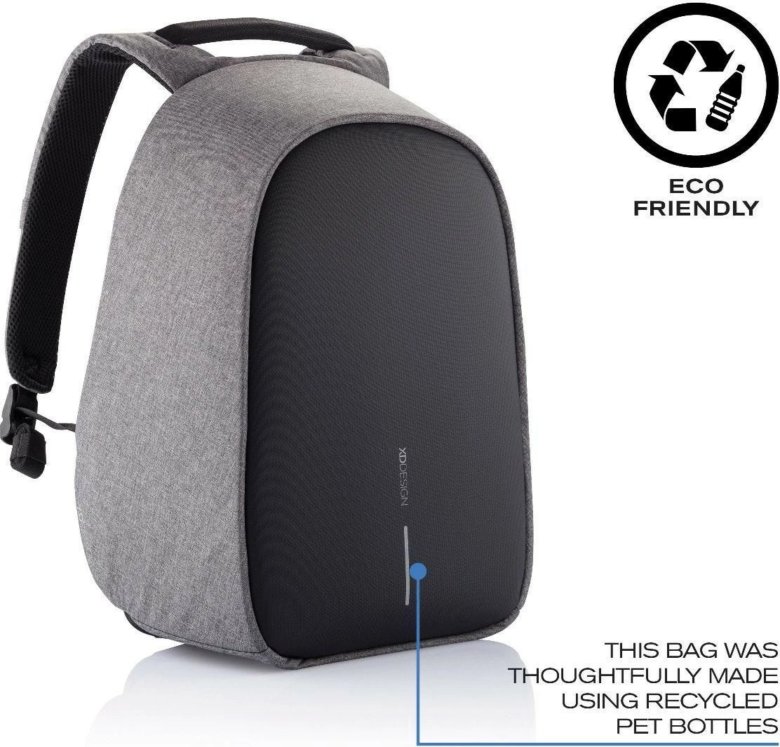 Nahrbtnik za prenosnik 15,6", 16 L, XD DESIGN BOBBY HERO REGULAR, siv