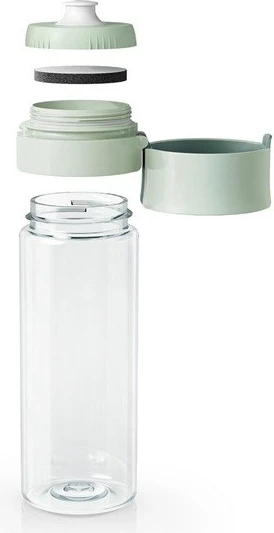 Steklenica za vodo s filtrom 0,6 L, pastelno zelena, 2 kosa BRITA Vital