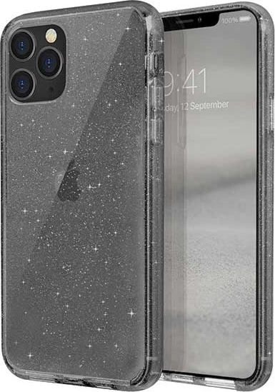 Ovitek za telefon LifePro Tinsel za iPhone 11 Pro, UNIQ, črn z bleščicami