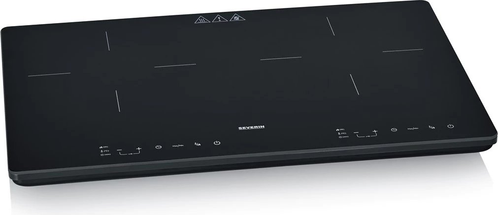 Indukcijska kuhalna plošča SEVERIN DK 1033, 2 kuhališča, 3400 W, črna Indukcijska kuhalna plošča SEVERIN DK 1033, 2 kuhališča, 3400 W, črna