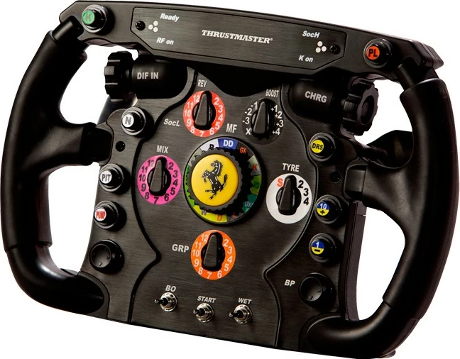 Dirkalni volan Thrustmaster AddOn Ferrari F1, brezžični, za PC/Konzole, črn