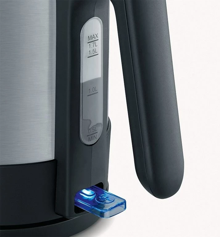 Električni grelnik vode 1,7 L Severin WK 3409, 2200 W, črn/nerjaveče jeklo Električni grelnik vode 1,7 L Severin WK 3409, 2200 W, črn/nerjaveče jeklo